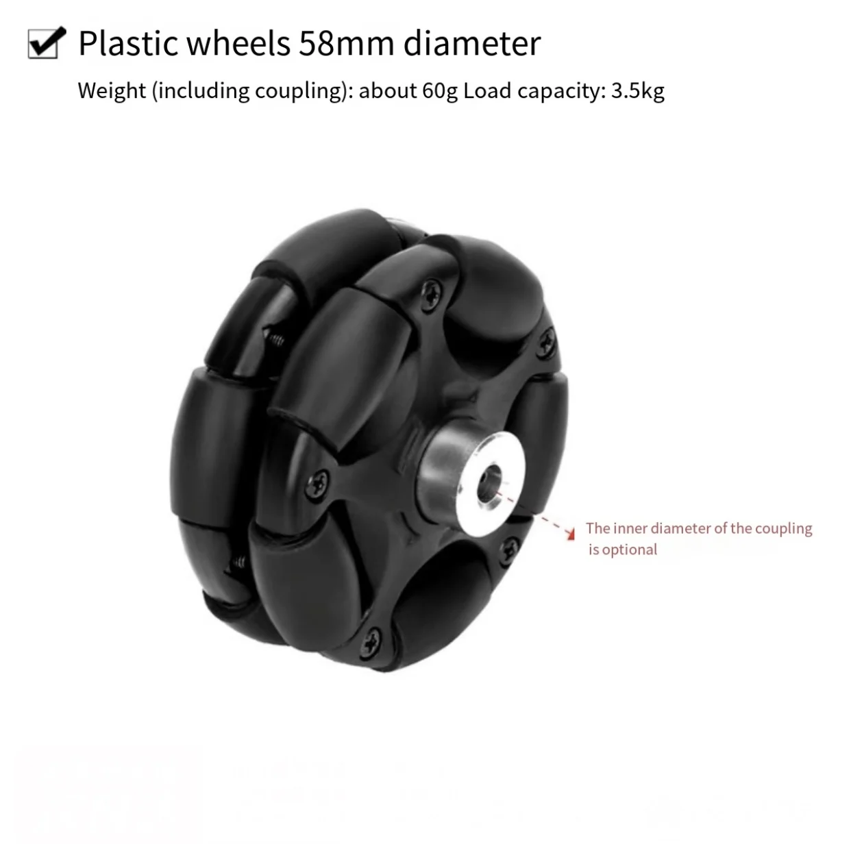Metal Omni Wheel Intelligent W - Coupling 8Mm 评论和价格