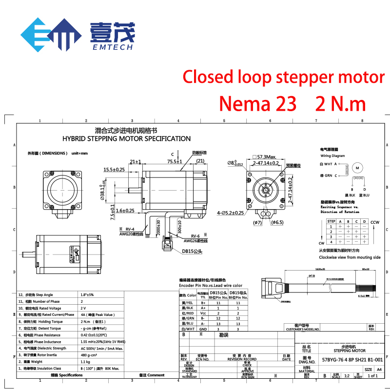 High-Performance NEMA23 Closed - Nema23 Stepper 评论和价格