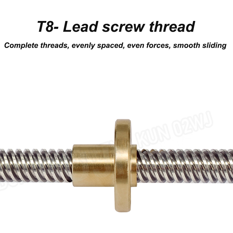 T8 Trapezoidal Screw with Nut  - Lead Screw 8Mm 评论和价格