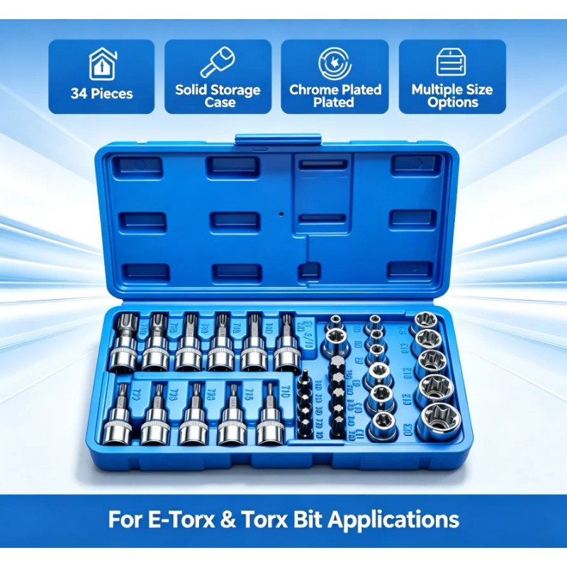 34Pcs Torx Bit & E-Torx Star S - Cnc Bits 评论和价格