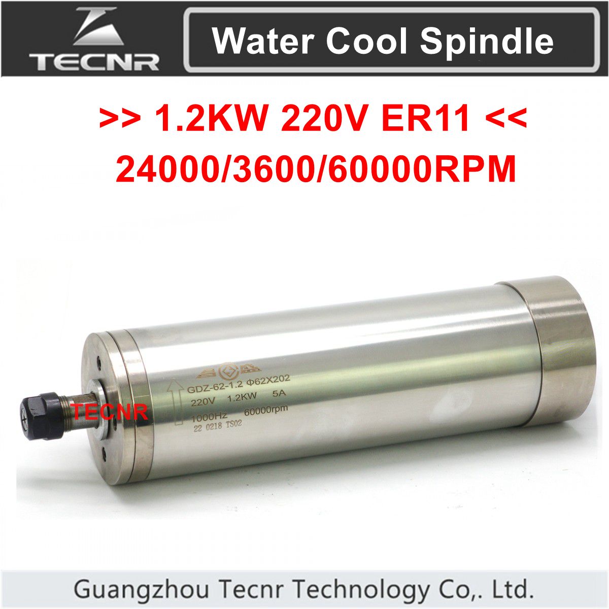1.2KW Water Cooled Spindle Mot - Water Cooled Spindle 评论和价格