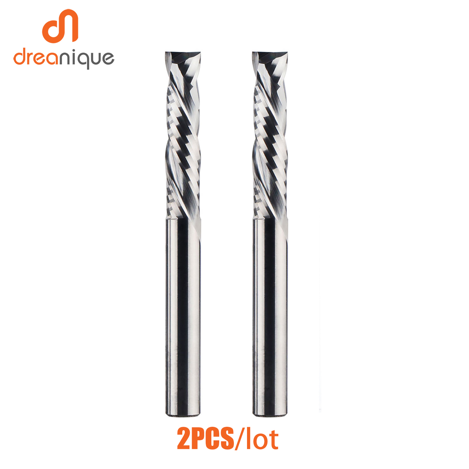 2PC/LOT Compression Milling Cu - End Mill Set 评论和价格
