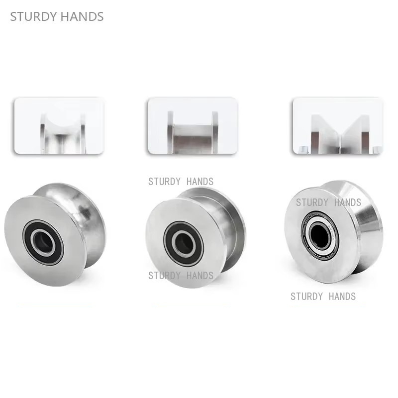 1pcs Stainless Steel Track Pul - V Slot Wheel 评论和价格