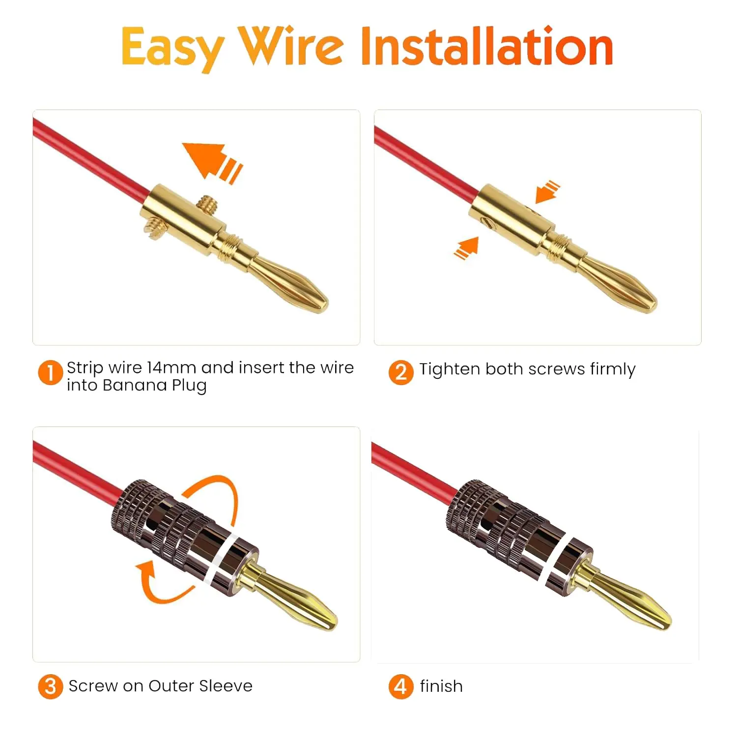 1-10Pcs No Solder Banana Plug  - Coupling 8Mm 评论和价格