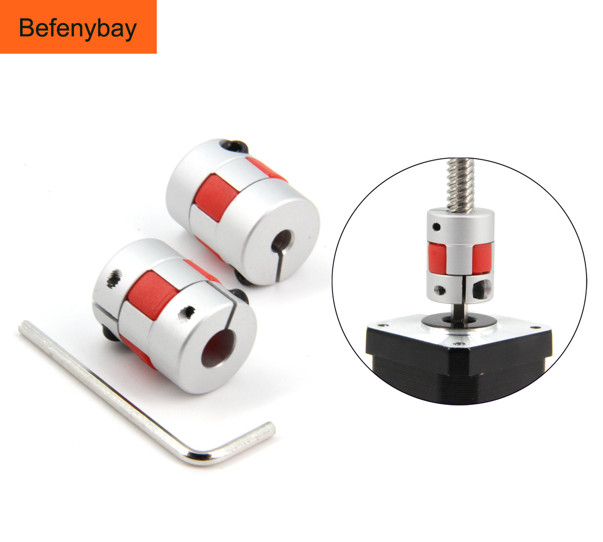 Befenybay  CNC Motor Connector - Coupling 8Mm 评论和价格