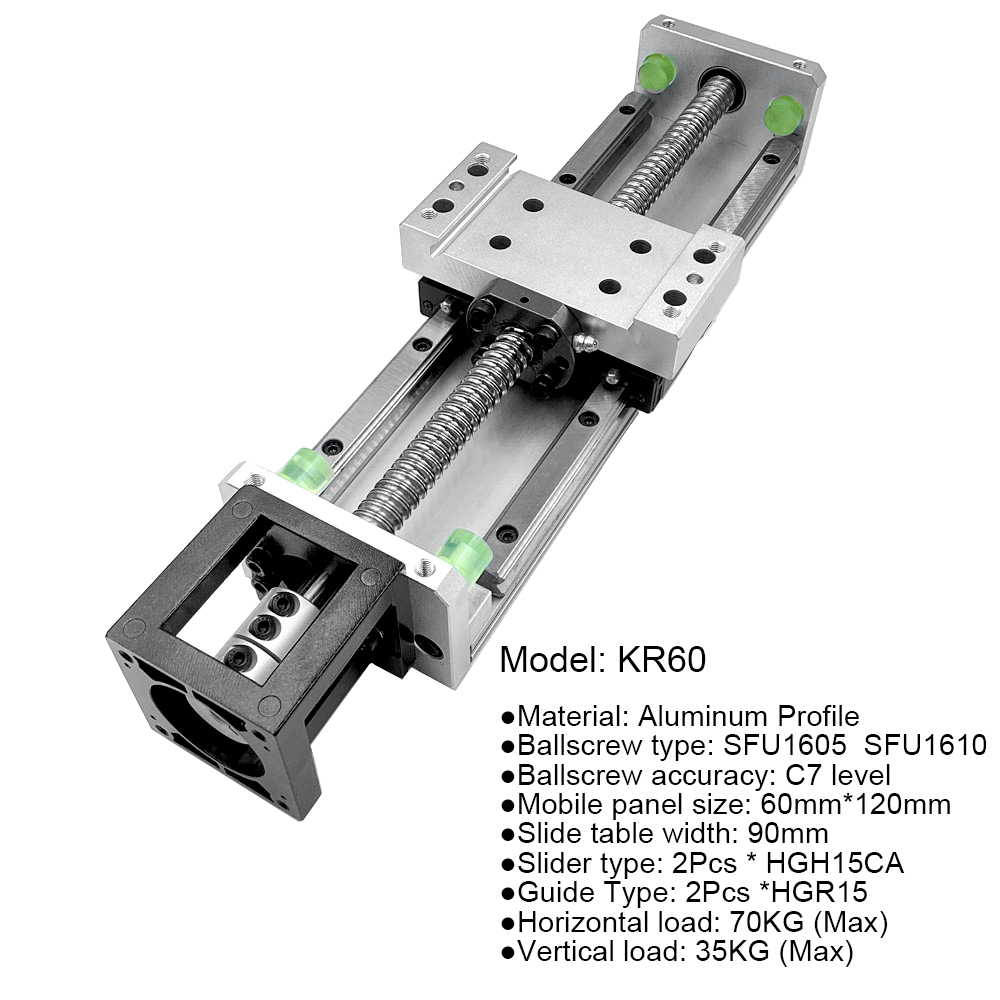 Sliding Table Ball Screw SFU16 - Nema23 Stepper 评论和价格