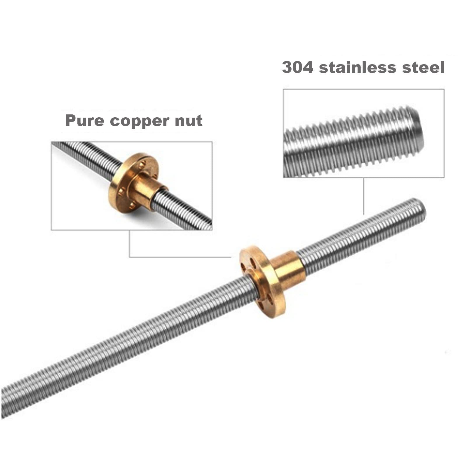 T8 Lead Screw Lead 2mm 4mm 8mm - Lead Screw 8Mm 评论和价格