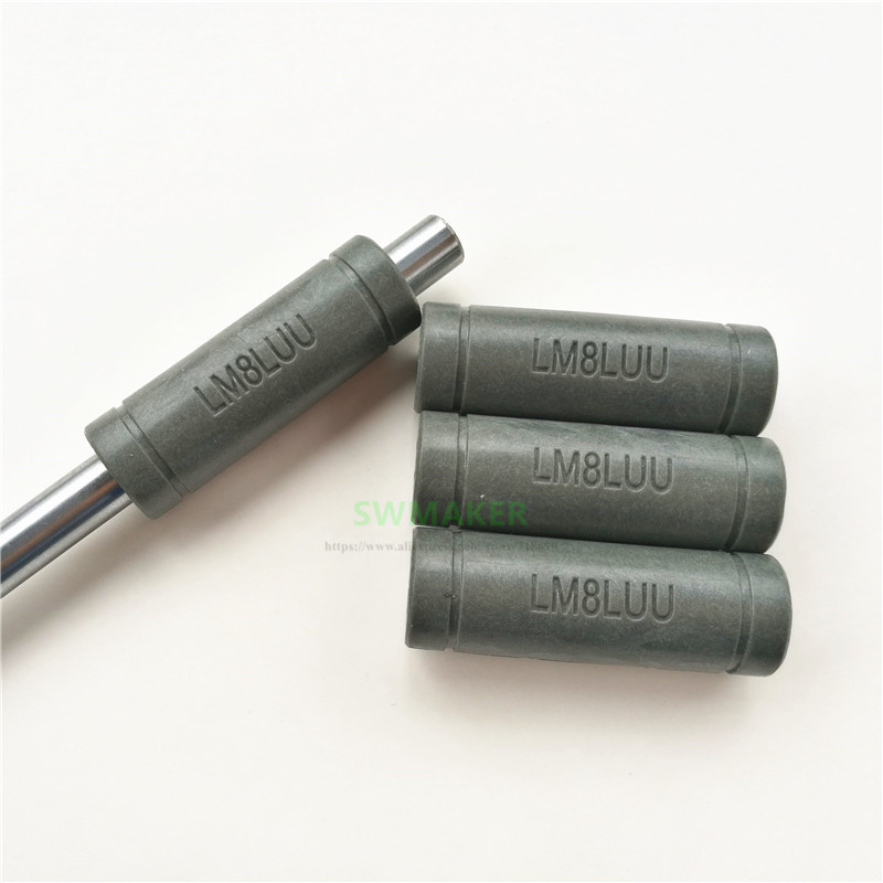1Pc Solid Polymer LM8LUU Linea - Lm8Uu Bearing 评论和价格
