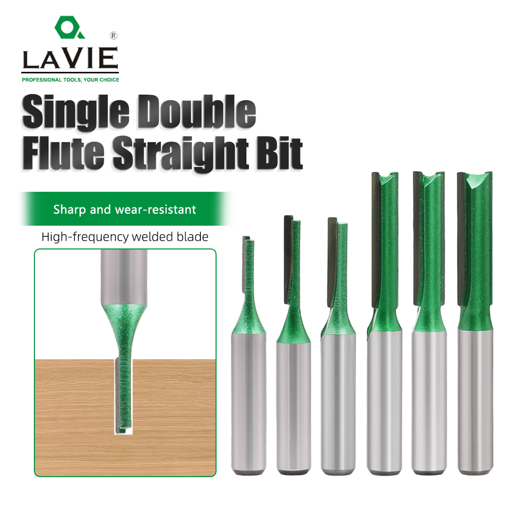 LAVIE 8mm Shank 6Pcs Slotting  - End Mill Set 评论和价格