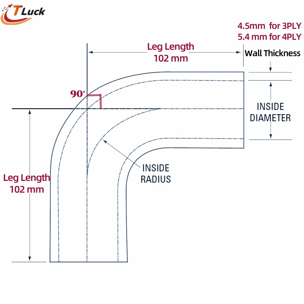 90 Degree Elbow Hose 90° Bend  - Coupling 8Mm 评论和价格