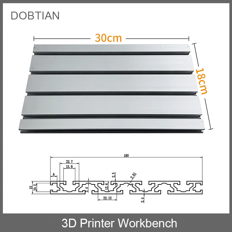 1PC 15180 Aluminum Profile Ext - 3018 Aluminium Cnc 评论和价格
