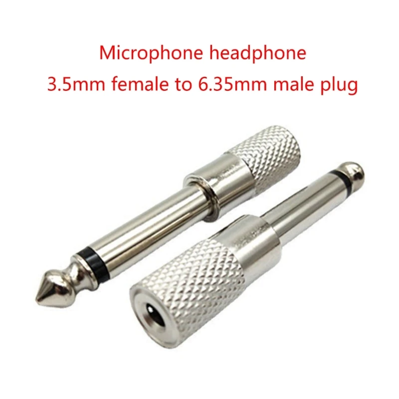Jack 6.35mm Male Plug to 3.5mm - Coupling 8Mm 评论和价格