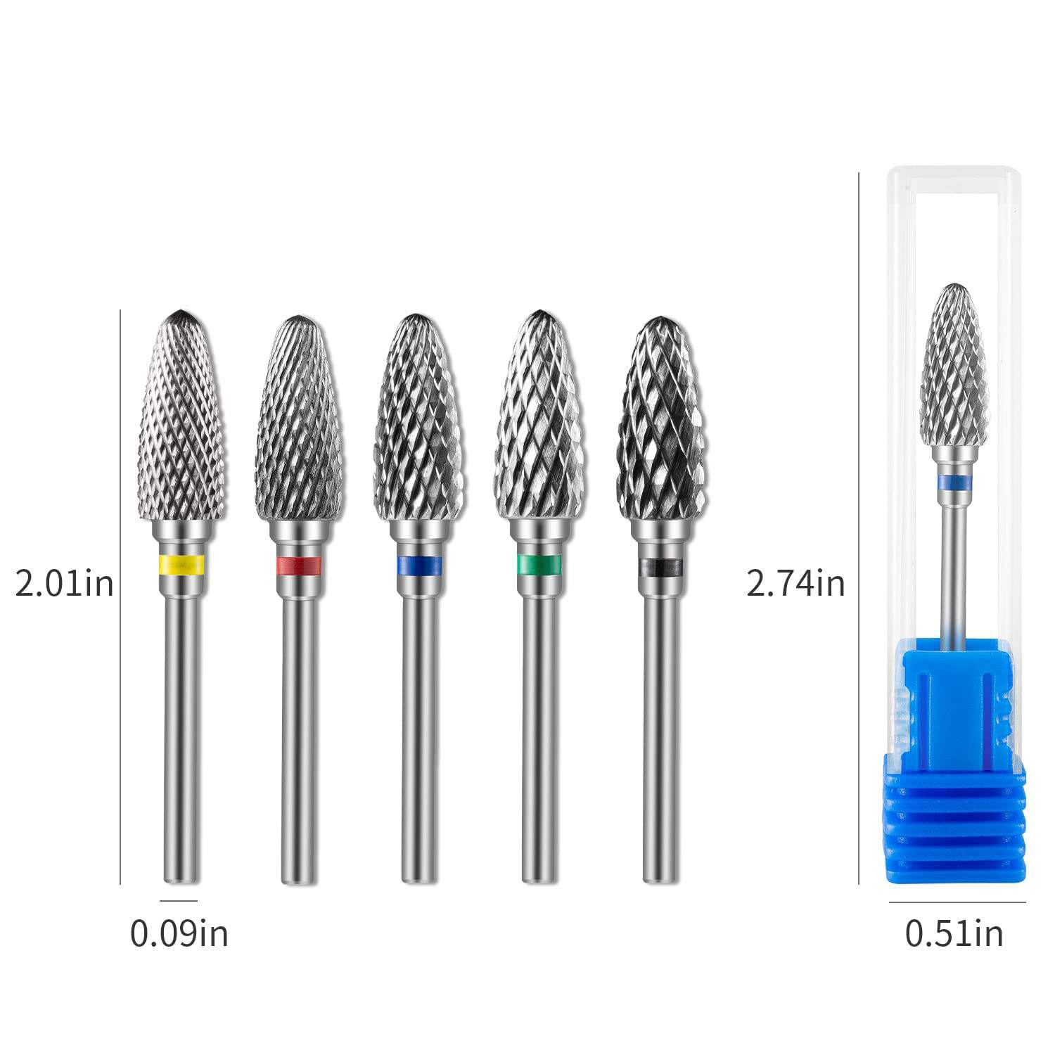 1/5Pcs Tungsten Steel Nail Dri - Carbide End Mill 评论和价格