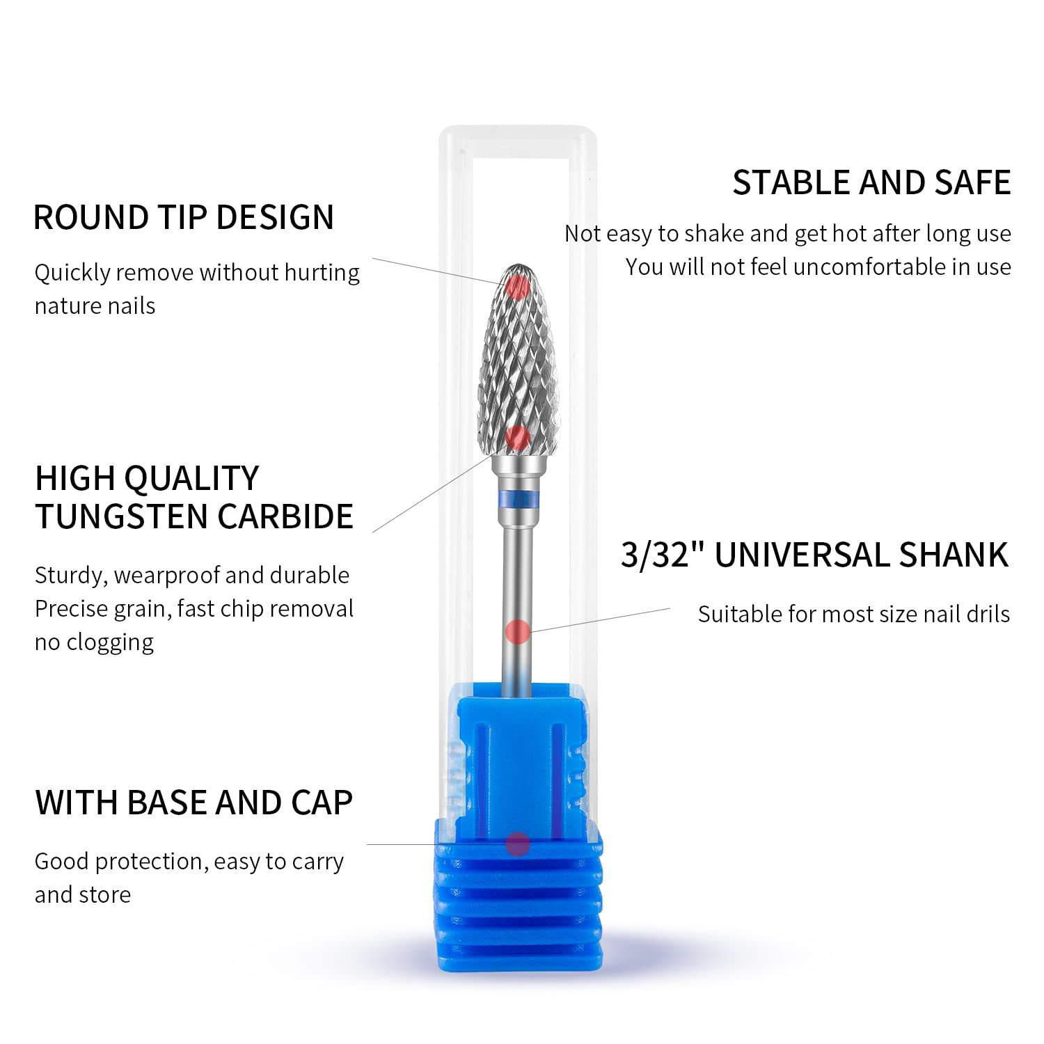 1/5Pcs Tungsten Steel Nail Dri - Carbide End Mill 评论和价格