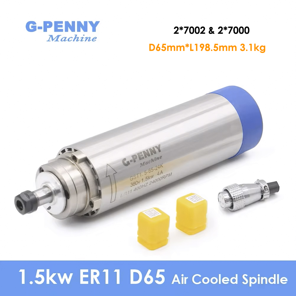 G-PENNY Machine 1.5kw ER11 air - Water Cooled Spindle 评论和价格