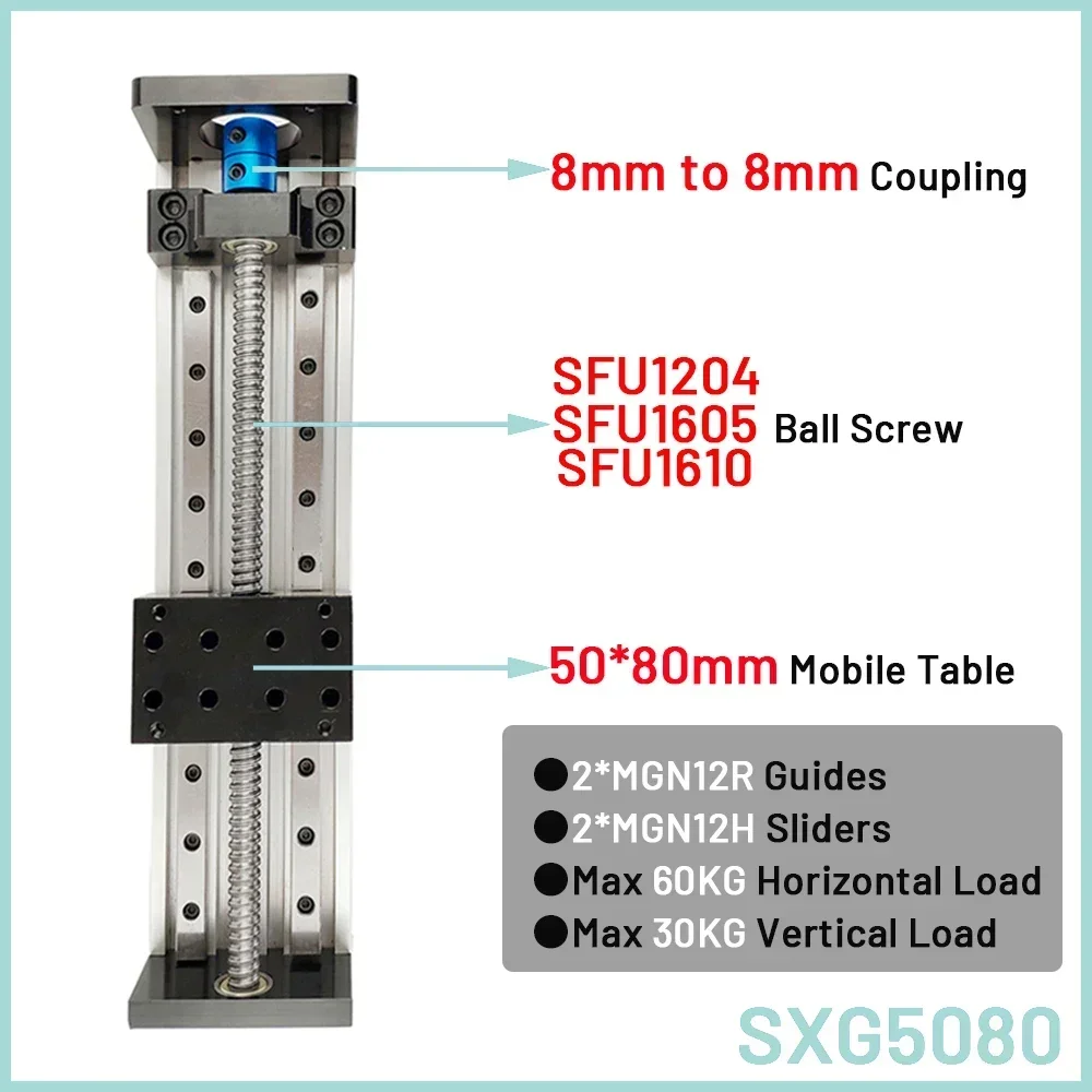 Double Square Linear Guide Sli - Ball Screw 评论和价格