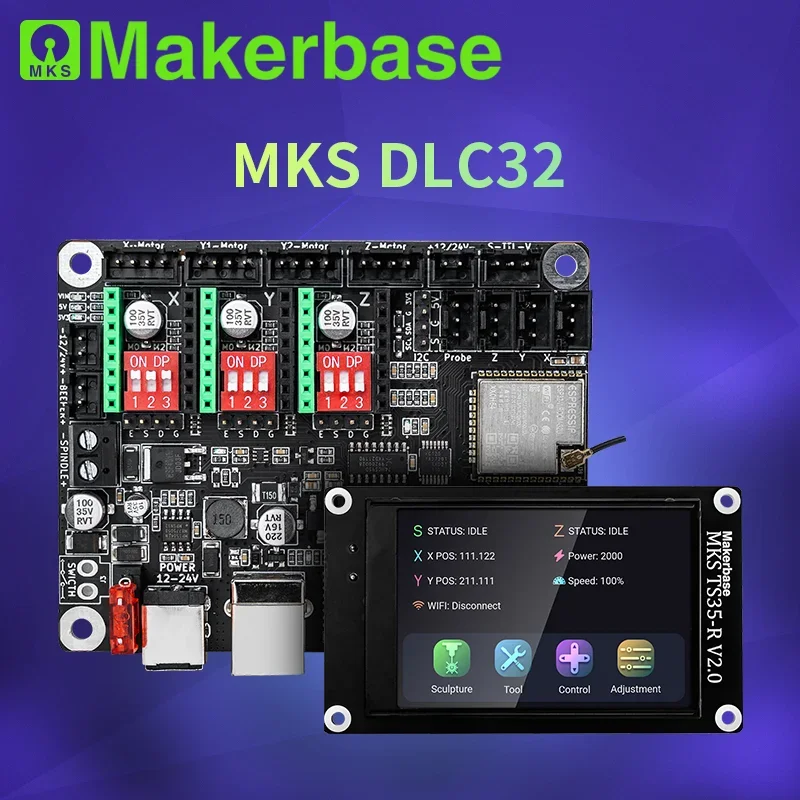 Makerbase MKS DLC32 Grbl Contr - Lm8Uu Bearing 评论和价格