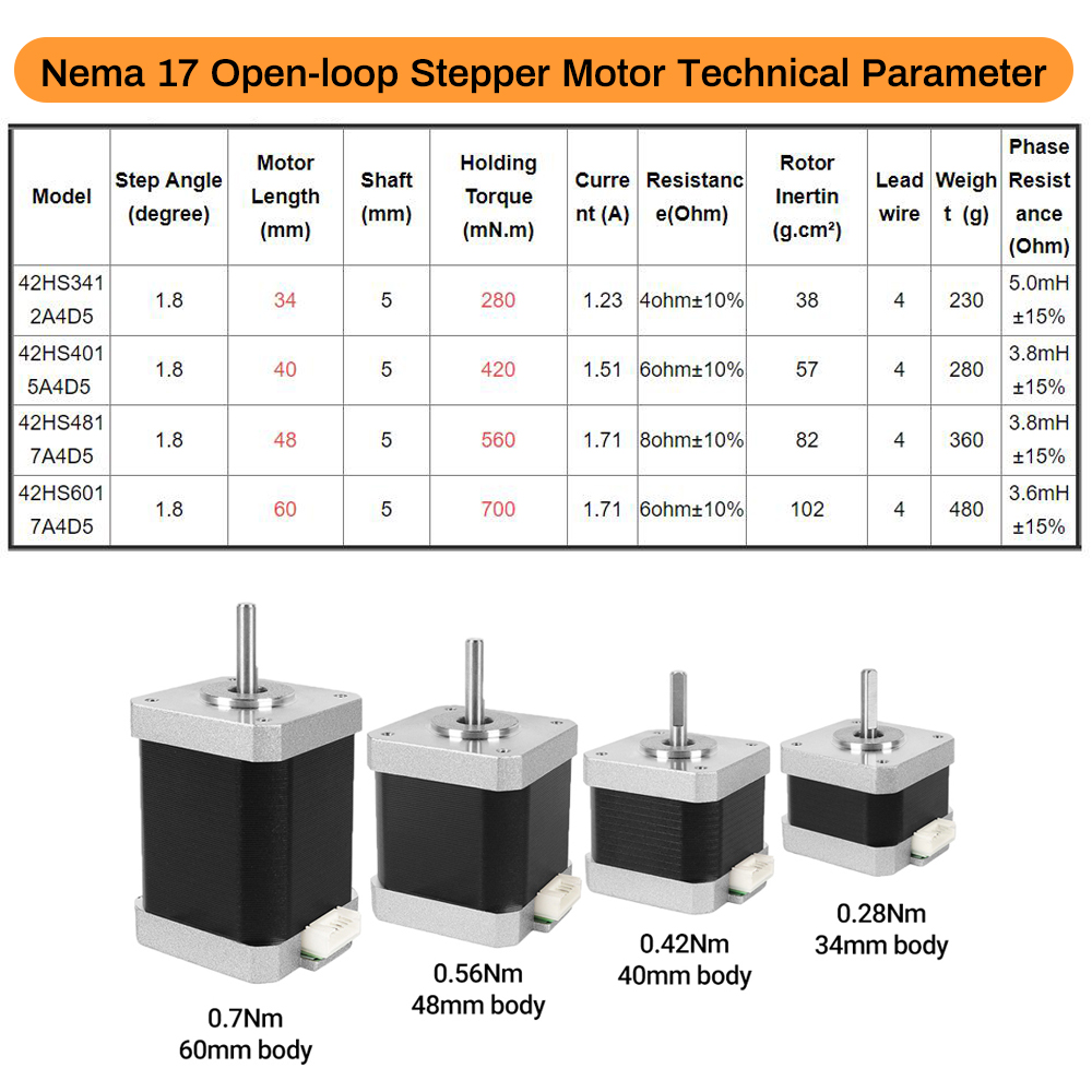 Nema17 Stepper Motor 42 Motor  - Nema 17 Stepper 评论和价格