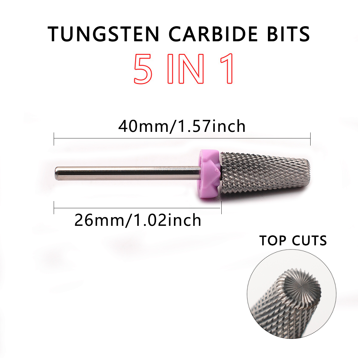 5 in 1 Tungsten Carbide Nail P - Carbide End Mill 评论和价格