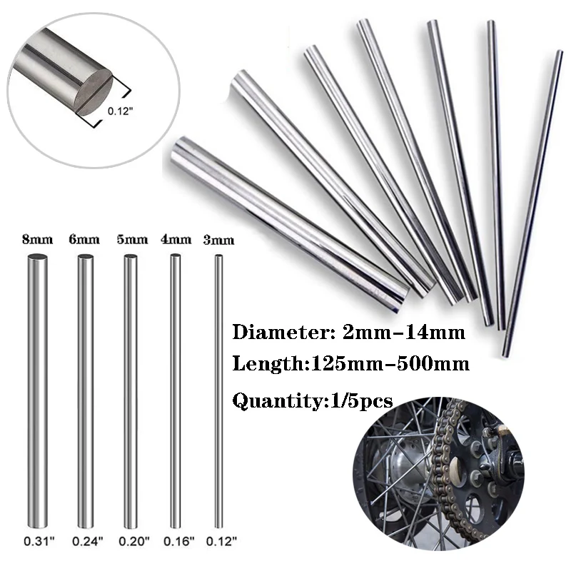 1~5pcs Stainlesss Steel Rod 2m - Linear Rod 8Mm 评论和价格