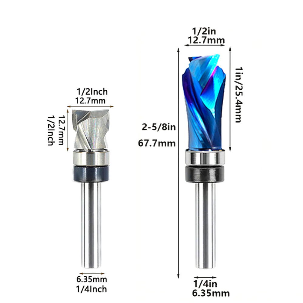 Spiral Flush Trim Router Bit T - Cnc Bits 评论和价格